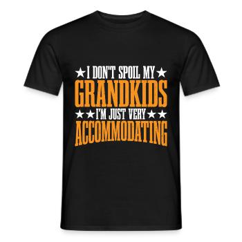 I Don't Spoil My Grandkids 7 - Männer T-Shirt - Schwarz - Vorne - AI Model Male 178 light (178cm)