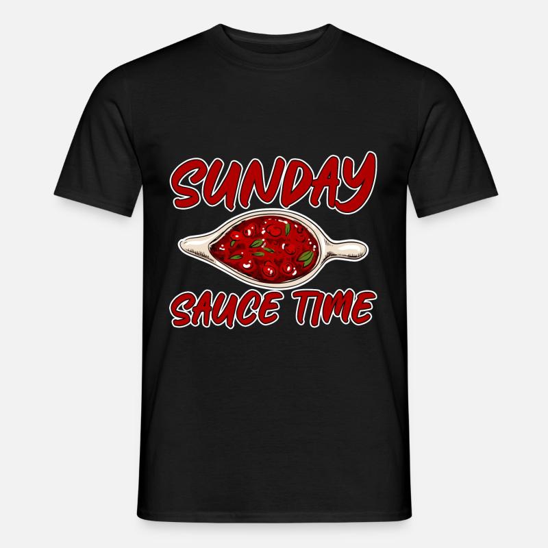Dimanche Sauce Temps 2 - T-shirt homme - noir