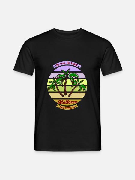 The trip to Mallorca - Men's T-Shirt - black