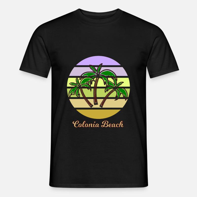 Der Strand von Köln - Männer T-Shirt - Schwarz