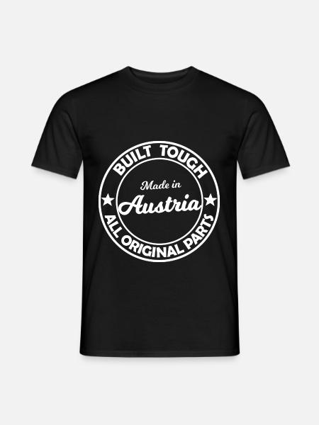 At home in Austria - Men's T-Shirt - black