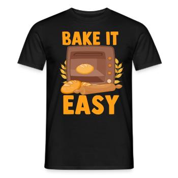 Bread Baking Bread Maker - Men's T-Shirt - black - Front - AI Model Male 178 light (178cm)