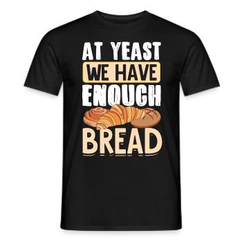 Bread Baking Bread Maker - Men's T-Shirt - black - Front - AI Model Male 178 light (178cm)