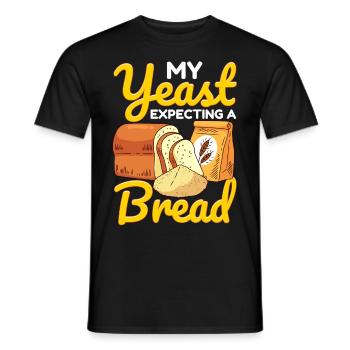 Bread Baking Bread Maker - Men's T-Shirt - black - Front - AI Model Male 178 light (178cm)