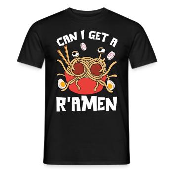 Flying Spaghetti Monster FSM - Men's T-Shirt - black - Front - AI Model Male 178 light (178cm)