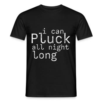 Je peux cueillir toute la nuit 3 - T-shirt homme - noir - Devant - AI Model Male 178 light (178cm)