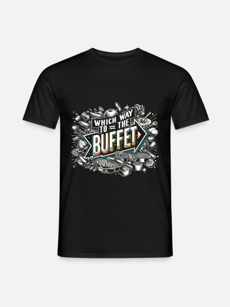 Chemin vers le buffet 47 - T-shirt homme - noir