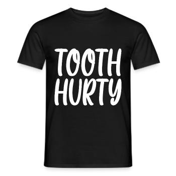 Tooth Hurty - Men's T-Shirt - black - Front - AI Model Male 178 light (178cm)