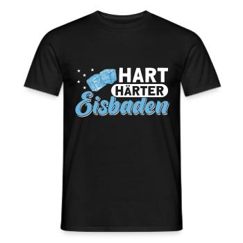 Eisbader Eisschwimmen Eisbaden - Männer T-Shirt - Schwarz - Vorne - AI Model Male 178 light (178cm)