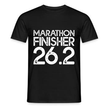 Marathon Finisher 26.2 3 - Männer T-Shirt - Schwarz - Vorne - AI Model Male 178 light (178cm)