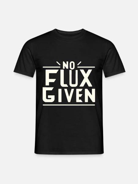 No Flux Given 15 - Men's T-Shirt - black