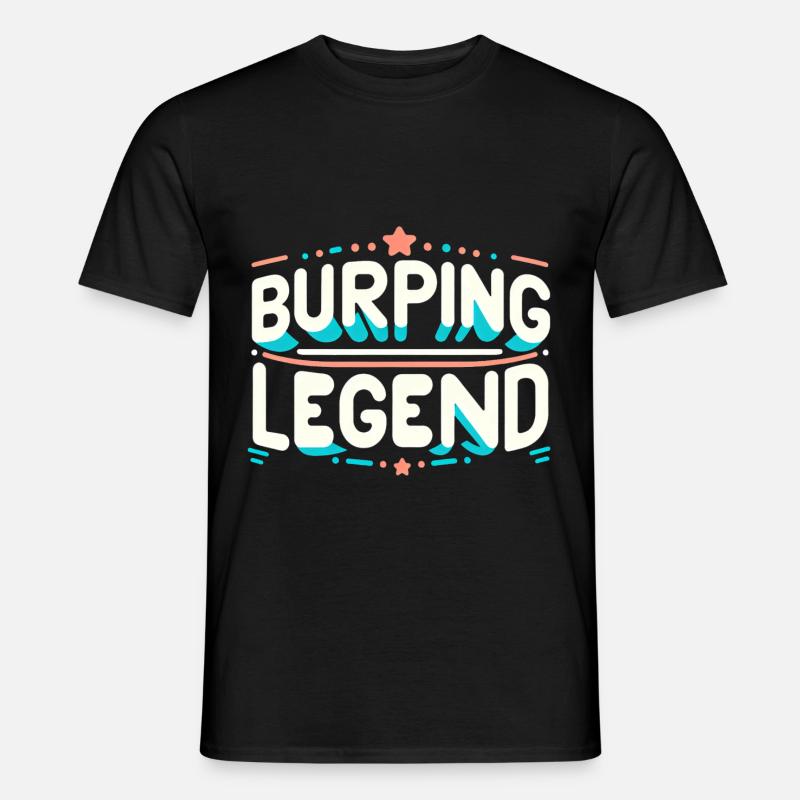 Burping Legend 21 - Men's T-Shirt - black