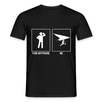 Ton ami - I - Sky Gliding - T-shirt homme - noir - Devant - AI Model Male 178 light (178cm)