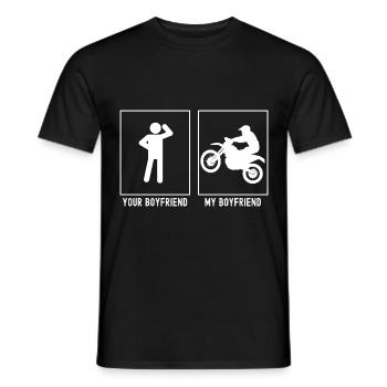 Votre ami - Mon ami - Motorcycle Epic - T-shirt homme - noir - Devant - AI Model Male 178 light (178cm)