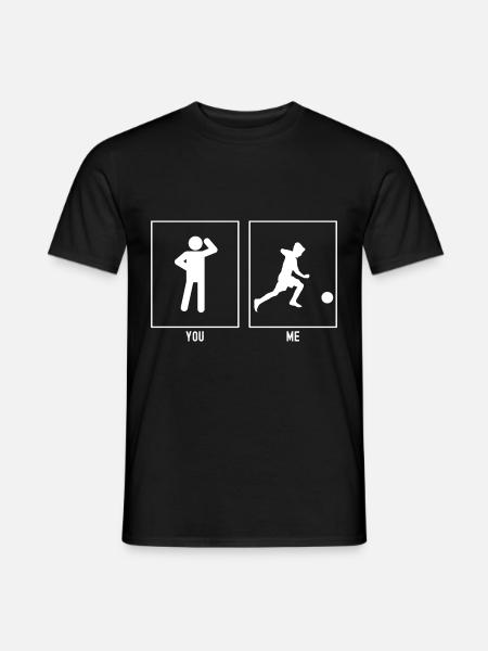 You - Me - Soccer Kid - Men's T-Shirt - black