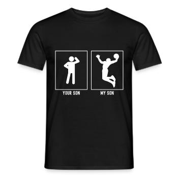 Your Son - Mon fils - Basketball Slam Dunk - T-shirt homme - noir - Devant - AI Model Male 178 light (178cm)