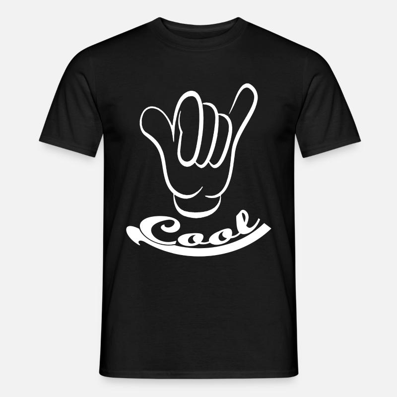 Cool Hand - Männer T-Shirt - Schwarz