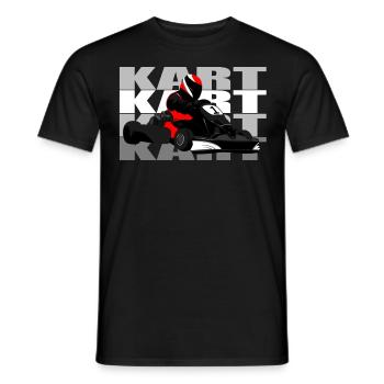 Kart - T-shirt homme - noir - Devant - AI Model Male 178 light (178cm)