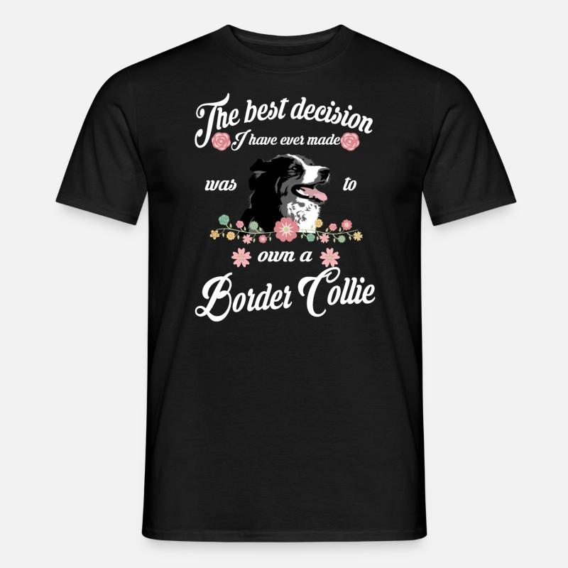 Border Collie - Männer T-Shirt - Schwarz
