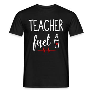 Teacher Gift Education School Sayings Teacher Training - Men's T-Shirt - black - Front - AI Model Male 178 light (178cm)