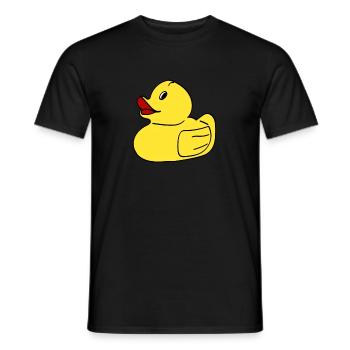 Baignades/canards grinçants - T-shirt homme - noir - Devant - AI Model Male 178 light (178cm)