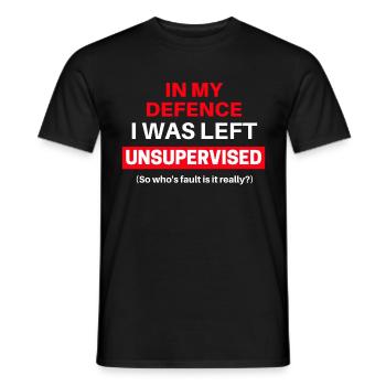 Paroles drôles - T-shirt homme - noir - Devant - AI Model Male 178 light (178cm)
