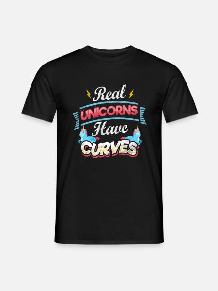 Unicorn - Men's T-Shirt - black