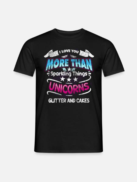 Unicorn - Men's T-Shirt - black