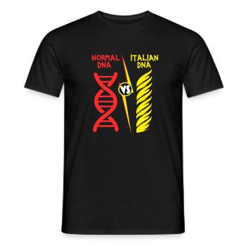 Pasta Spaghetti FSM Italien Nudeln Pesto Koch - Männer T-Shirt - Schwarz - Vorne - AI Model Male 178 light (178cm)
