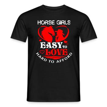 Appaloosa Western Cheval De Dressage De Chevaux Proverbes - T-shirt homme - noir - Devant - AI Model Male 178 light (178cm)