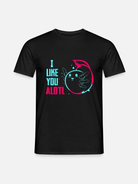Axolotl - Men's T-Shirt - black