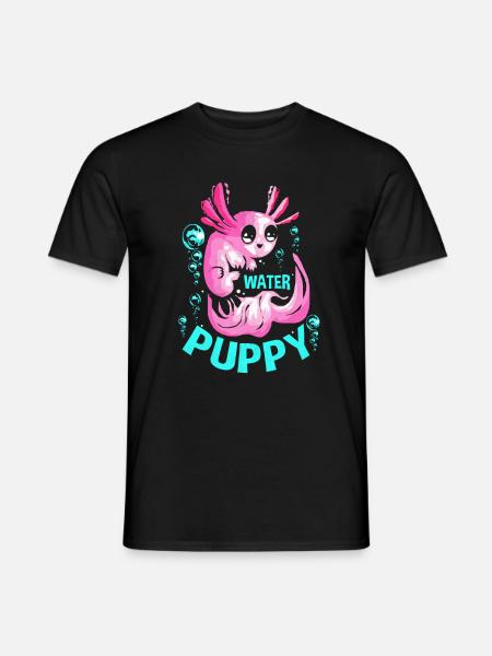 axolotl - Men's T-Shirt - black