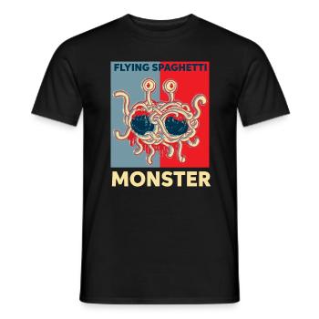Pasta Spaghetti FSM Italien Nudeln Pesto Koch - Männer T-Shirt - Schwarz - Vorne - AI Model Male 178 light (178cm)