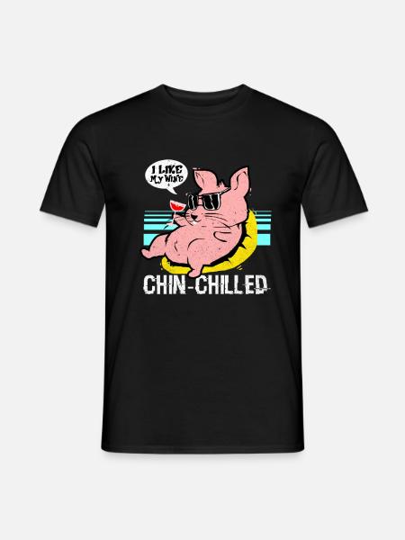 Chinchilla - Men's T-Shirt - black