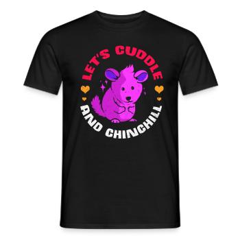 Chinchilla - T-shirt homme - noir - Devant - AI Model Male 178 light (178cm)