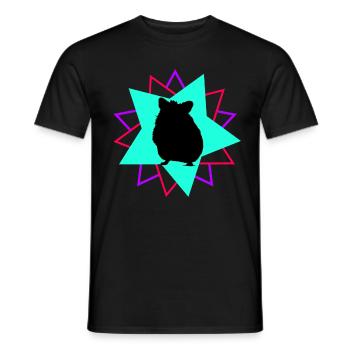 Chinchilla Geschenk Südamerika Nagetier Haustier - Männer T-Shirt - Schwarz - Vorne - AI Model Male 178 light (178cm)