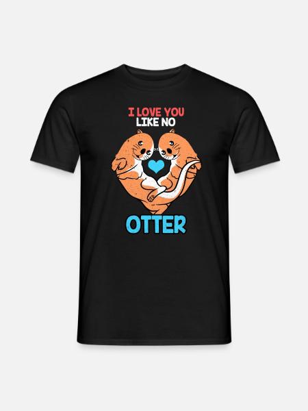 Otter - Men's T-Shirt - black