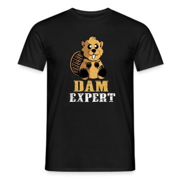 Biber - T-shirt homme - noir - Devant - AI Model Male 178 light (178cm)