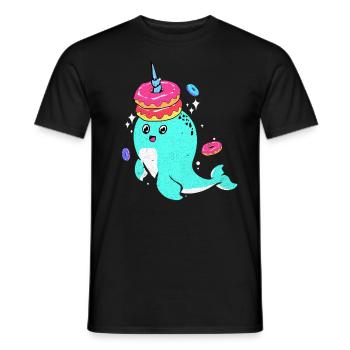 Narval - T-shirt homme - noir - Devant - AI Model Male 178 light (178cm)