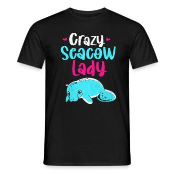 Vaches de mer - T-shirt homme - noir - Devant - AI Model Male 178 light (178cm)
