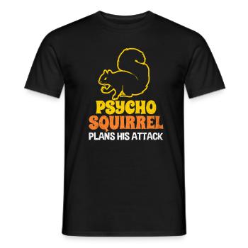 Eichhörnchen - Männer T-Shirt - Schwarz - Vorne - AI Model Male 178 light (178cm)