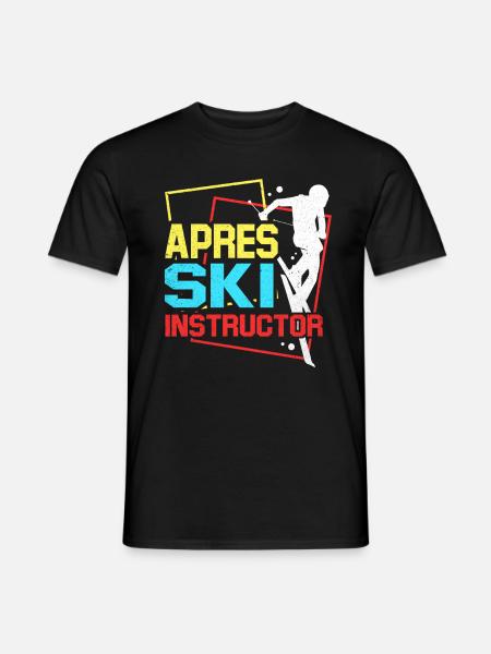 Ski Ski Ski Ski Ski - T-shirt homme - noir