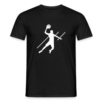 basket-ball - T-shirt homme - noir - Devant - AI Model Male 178 light (178cm)