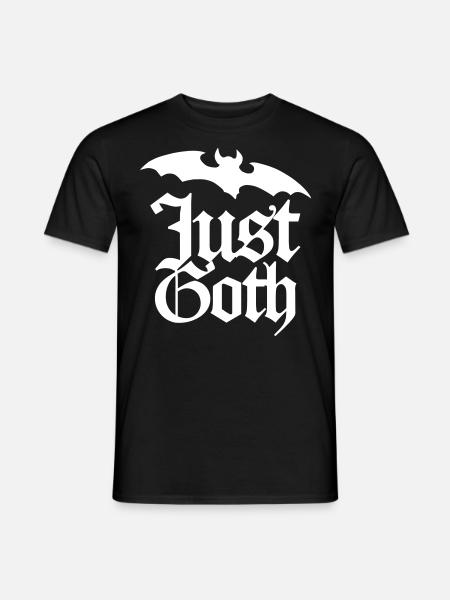 Just Goth - Männer T-Shirt - Schwarz
