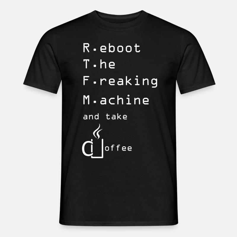 RTFM - Männer T-Shirt - Schwarz