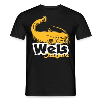 Welsjaegertrend - Männer T-Shirt - Schwarz - Vorne - AI Model Male 178 light (178cm)