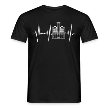 Organist Organ Player Organ Music Organ Musicians - Men's T-Shirt - black - Front - AI Model Male 178 light (178cm)