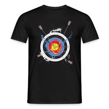Bogenschütze - Männer T-Shirt - Schwarz - Vorne - AI Model Male 178 light (178cm)