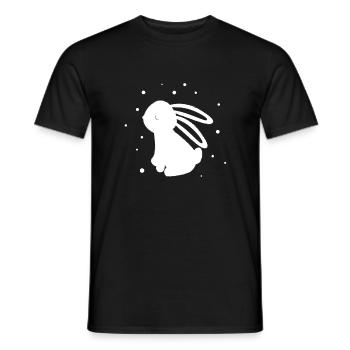 sweet rabbit - sweet rabbit / animal lover - Men's T-Shirt - black - Front - AI Model Male 178 light (178cm)