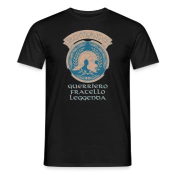SPQR Légionnaire romain - T-shirt homme - noir - Devant - AI Model Male 178 light (178cm)